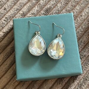 Elegant Silver Teardrop Earrings